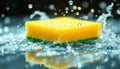 Kitchen Dishwashing Sponges, Dual-Layer Cleaning Pads with Scouring Surface, Pack of 10|B0FQHSNTMC